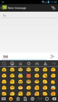 BarFlat Dark Emoji bàn phím ảnh chụp màn hình 3