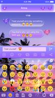 Color Beach Emoji Keyboard पोस्टर