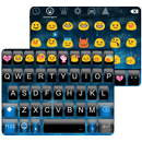 Blue Light Emoji Keyboard Skin APK