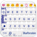 Blue Porcelain Emoji Keyboard APK