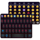 Black Neon Wallpaper for Emoji Keyboard APK