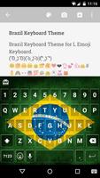 Brazil Keyboard Emoji Keyboard ポスター