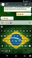 Brazil Keyboard Emoji Keyboard imagem de tela 3