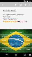 Brazil Emoji Keyboard Theme capture d'écran 2