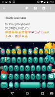 Bubble Love Emoji Keyboard Affiche