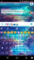 Star Galaxy Emoji Keybaord Affiche