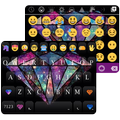 Galaxy Diamond Emoji Wallpaper