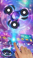 Fidget Spinner Galaxy Emoji Keyboard Theme🔥 gönderen