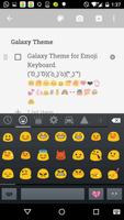 Emoji Keyboard Skin for Galaxy capture d'écran 1