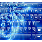 Emoji Keyboard Glass Blue Wave simgesi