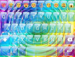 Emoji Keyboard Glass Ripple ảnh chụp màn hình 3