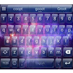 Emoji Keyboard Glass Galaxy アプリダウンロード