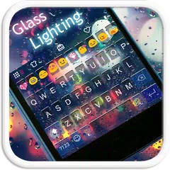 Descargar APK de Glass Lighting Emoji Keyboard