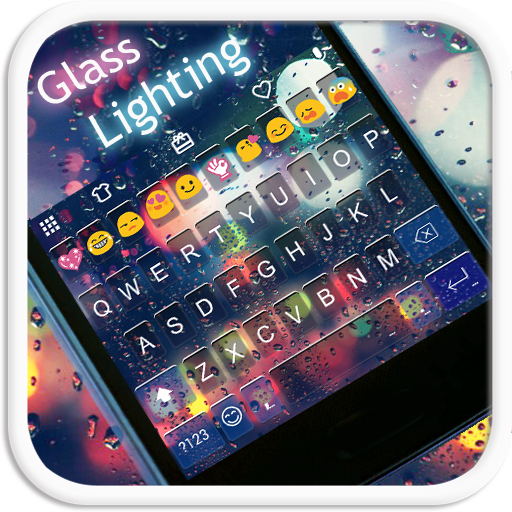 Glass Lighting Emoji Keyboard