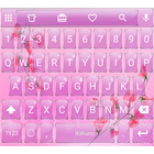 Emoji Keyboard Glass Pink Flow ikona