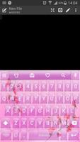 Emoji Keyboard Glass Pink Flow โปสเตอร์