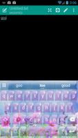 Emoji Keyboard Glass PinkFlow2 ảnh chụp màn hình 1