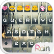 Rain Drops Flat Emoji Keyboard