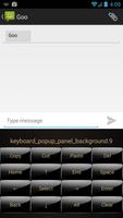 Emoji Keyboard Gloss GoldBlack ảnh chụp màn hình 2