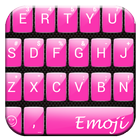 Emoji Keyboard GlossPink Theme icon