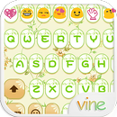 Green Vine Emoji Keyboard Skin-APK