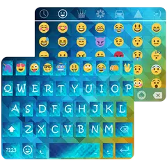 Blue Diamond KK Emoji Keyboard