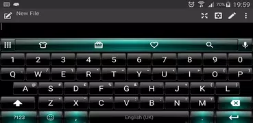 Emoji Keyboard Dusk BlackGreen