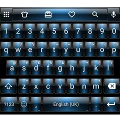 Emoji Keyboard Dusk Blue Theme APK Herunterladen
