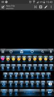 Emoji Keyboard Dusk Blue Theme ảnh chụp màn hình 1