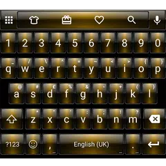 Emoji Keyboard Dusk Gold Theme APK 下載