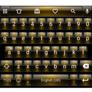Emoji Keyboard Dusk Gold Theme APK