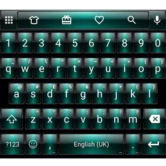 Emoji Keyboard DuskGreen Theme APK Herunterladen