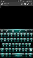 Emoji Keyboard DuskGreen Theme poster