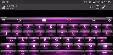 Emoji Keyboard Dusk Pink Theme
