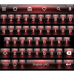 Emoji Keyboard Dusk Red Theme