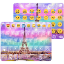 Rainbow Eiffel Tower - Emoji Keyboard APK