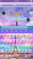 Rainbow Eiffel Tower - Emoji Keyboard постер