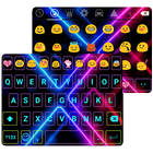 Color Neon Emoji Keyboard ikon