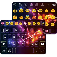 Neon Electric Emoji Keyboard APK download