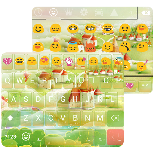 Fair Town Emoji Keyboard Theme