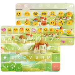 Fair Town Emoji Keyboard Theme APK Herunterladen