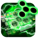 Fidget Spinner Neon Keyboard Theme🔥 APK