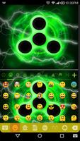 Fidget Spinner Neon Keyboard Theme🔥 screenshot 1
