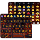 Forest Fire Emoji Keyboard Wallpaper APK