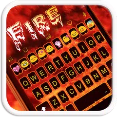 Fire Emoji Keyboard Theme APK Herunterladen