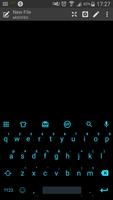 Emoji Keyboard Flat Black Blue ảnh chụp màn hình 3