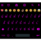Emoji Keyboard Flat Black Pink biểu tượng