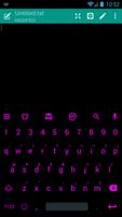 Emoji Keyboard Flat Black Pink ảnh chụp màn hình 3