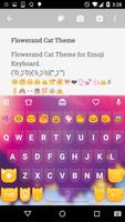 Flower Emoji Keyboard Affiche