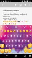 Flower Emoji Keyboard plakat